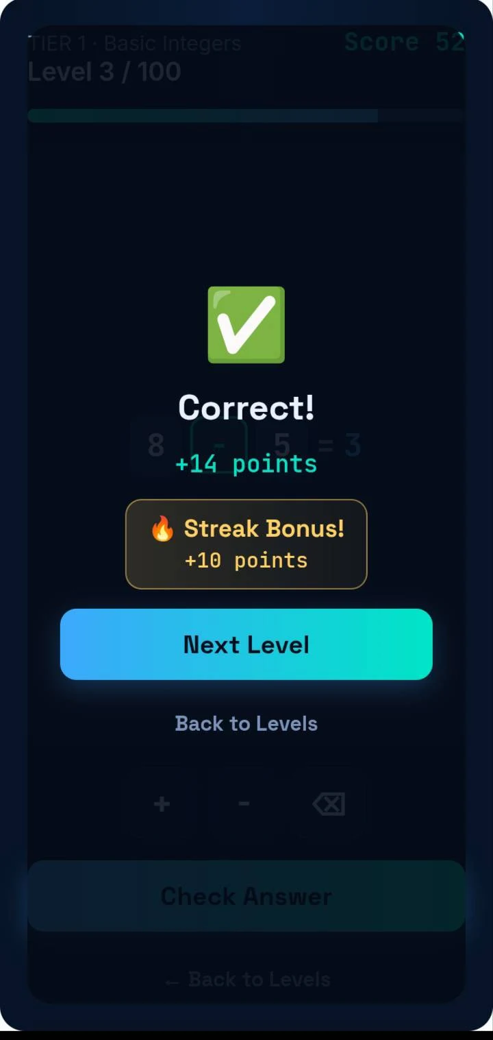 World's Top 100 Math IQ Test screenshot